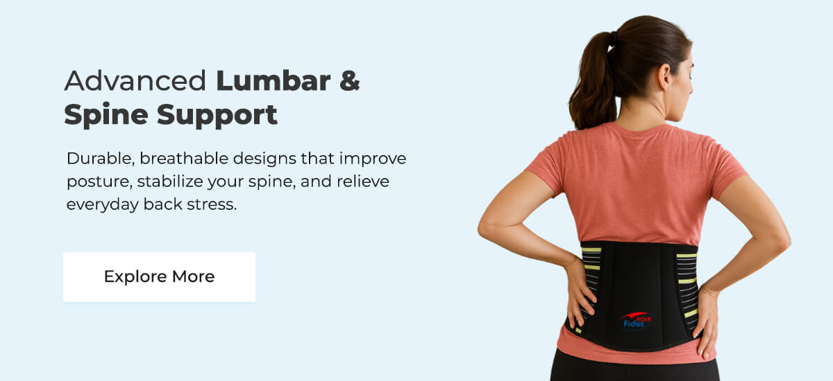 Back Support Braces Banners